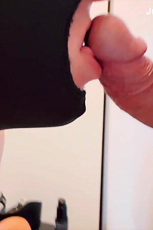 Straight Guy Shows Up Hard and Huge - And Wants My Pussy