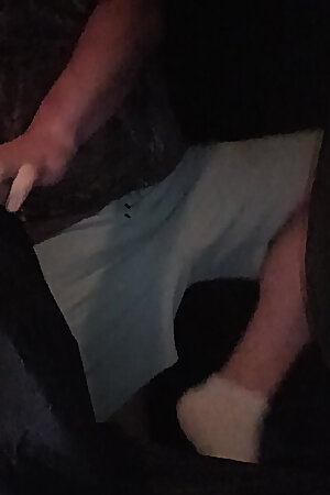 Strip and cum next to main road