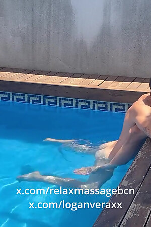 Steamy Poolside Affair