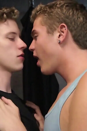 Horny boy sucks lovers huge cock then gets fucked to an ass cumshot