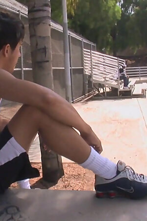 Black fuck Latino twink