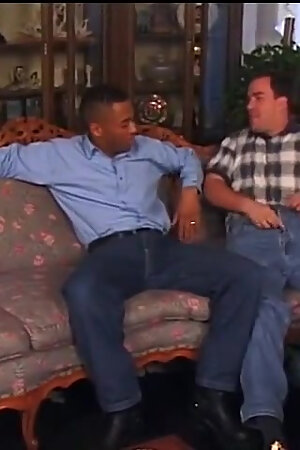 Black stud craves the taste of cock before getting fucked