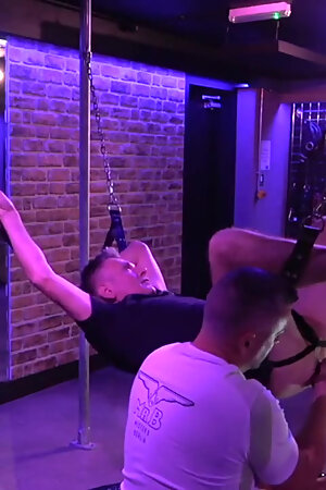 Fuck Machine on Slave in Sling