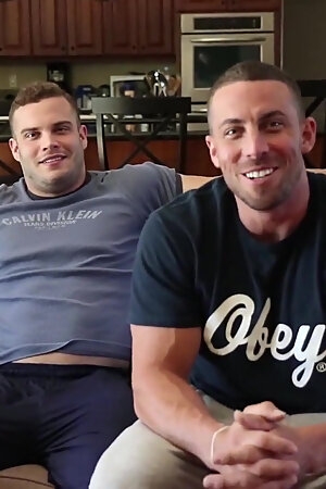 Buck Carter and Derek Jones Muscle Jock Flip Flop Fuck