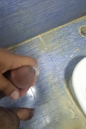 Tamil guy enjoying himself with uncut cock