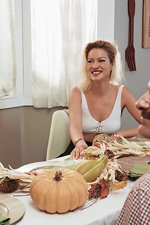 MEN - Drake Von Gets His Hard Cock Sucked By Both His Girlfriend Cherry Kiss And The Caterer They Hired Foxy Alex