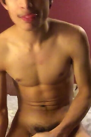 Hung Mexican Twink Cums In His Room