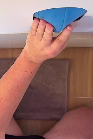 Straight Guy with an Xl Cock Sneaks to the Gloryhole - While His Wife Waits in the Car