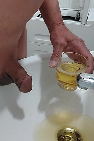 Washed my cock with my piss