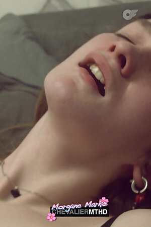 Morgane Marks Takes Black Dildo Effortlessly