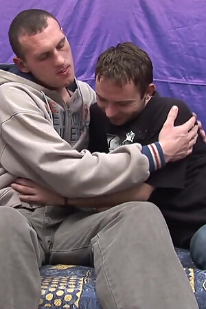 Passionate blowjob and a river of cum in mouth from a friend