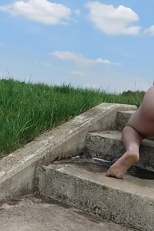 Me Being Risky and Naked Outside