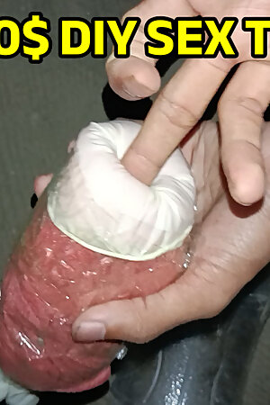 DIY Sex Toy Using Cotton,Bottle & Gloves - Silent& Safe
