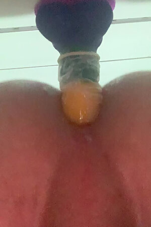 Teen boy first anal doggy dildo fuck