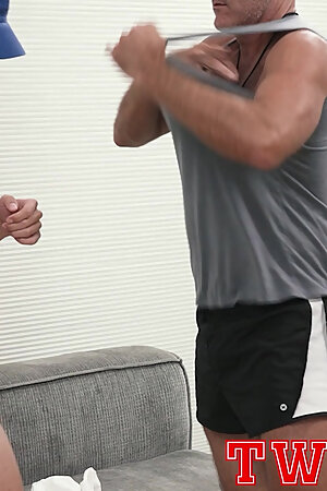 TwinkTop - Coach drilled deep by horny new team member Michael Flex