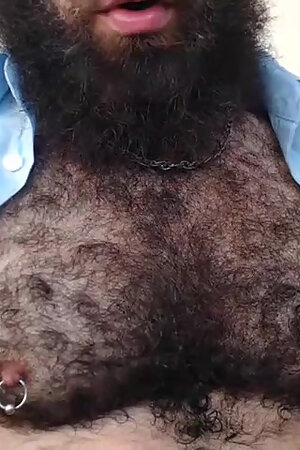HAIRY MAN WITH HUGE CUM