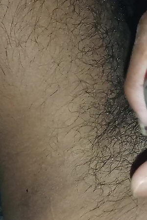 Indian Men mastrubating secretly and fucking cum on bed