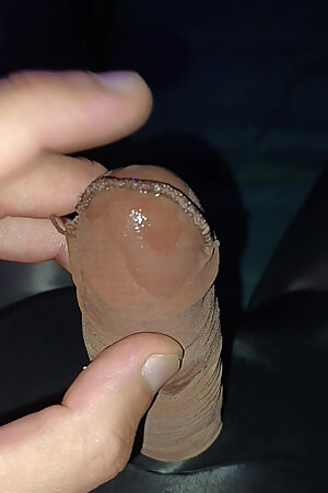 Cum in high spandex tights