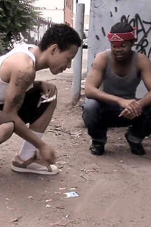 Hot sex of two gay men after a party