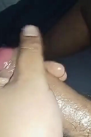 Stroking My Hard Cock
