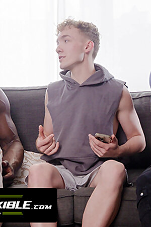 HETEROFLEXIBLE - Dude, We're NOT Gay! Troy River & Ezrah Mahomes TRY To Convince Harrison Feels