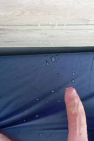 I shoot a massive charge while listening to the neighbors fuck and speaking in Spanish!