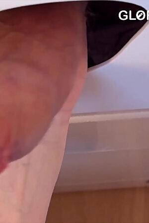 Uncut Construction Guy Cums Twice - I Lick, Suck & Swallow It All