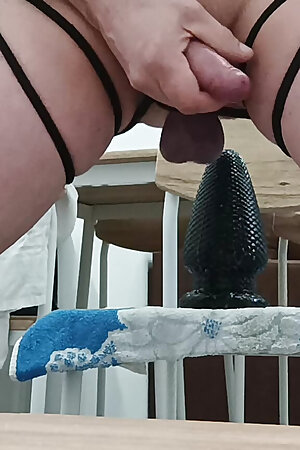Anal destruction with the big dragon egg