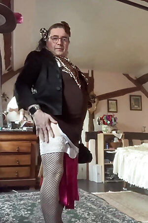 In an outfit with a little brown dress for an evening