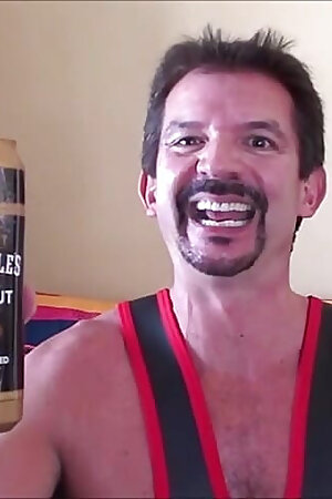 Crotchless Wrestle Suit - Vibrating Ass  Toy - new Beercan FleshLight